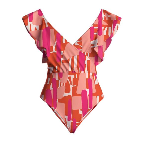 NWT Diarrablu Nabu Swimsuit in Atoll Rose Size Large - Picture 3 of 9